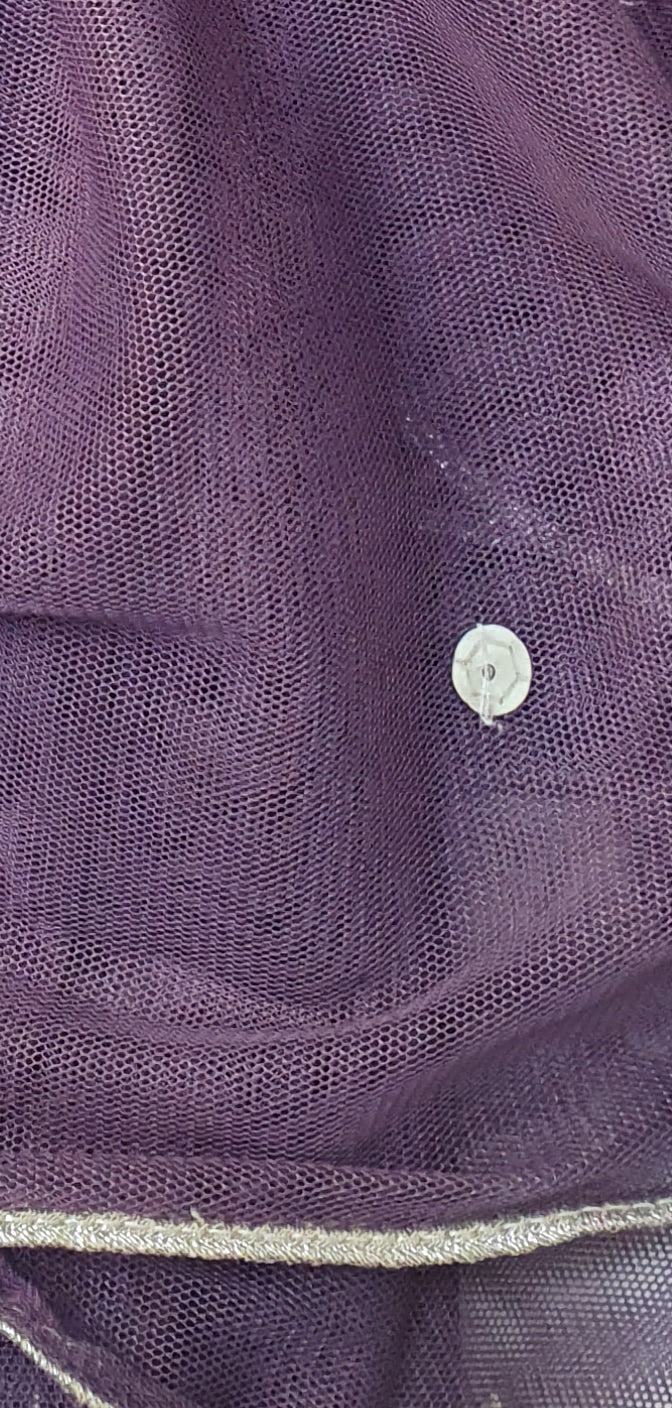 Purple J. Net Dupatta-Online Khaas Trends Dubai
