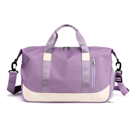 Gym & Travel Duffel Bag with Shoe Compartment – Lightweight, Waterproof, and Spacious Weekender Bag for Women
