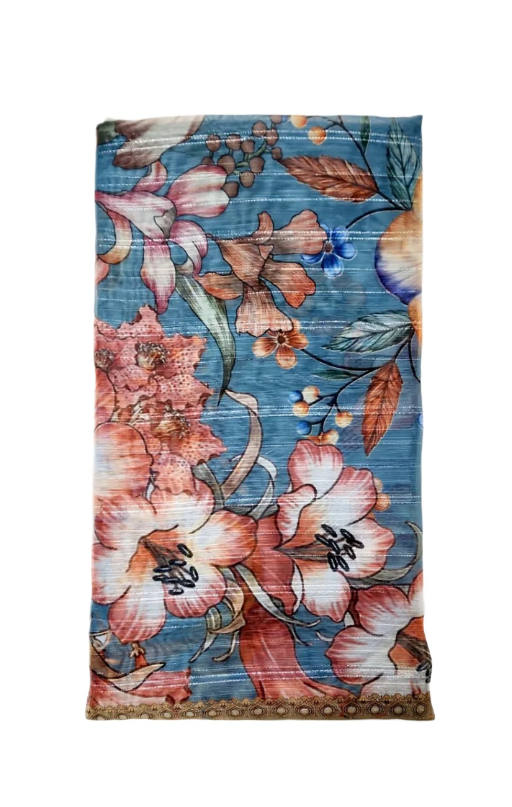 Blue Printed Dupatta for Women