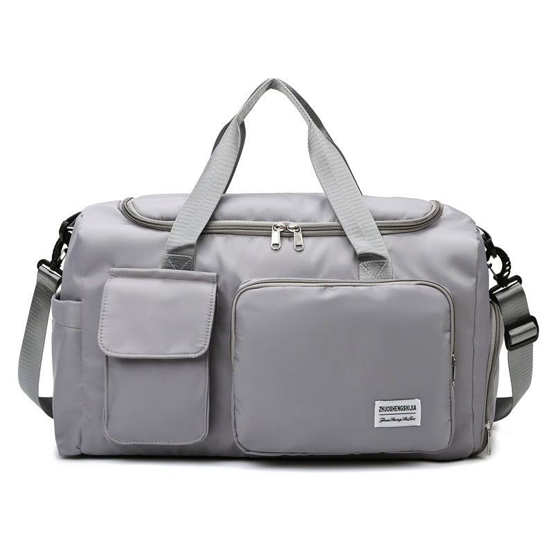 Travel and Gym Bag with Multiple pockets, Shoes compartment-khaas Trends Dubai