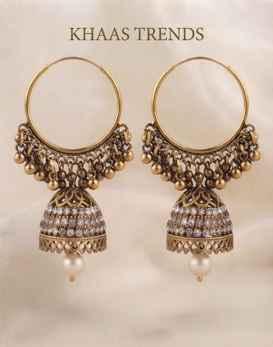 Jhumki – Traditional Pakistani & Indian Earrings -J08