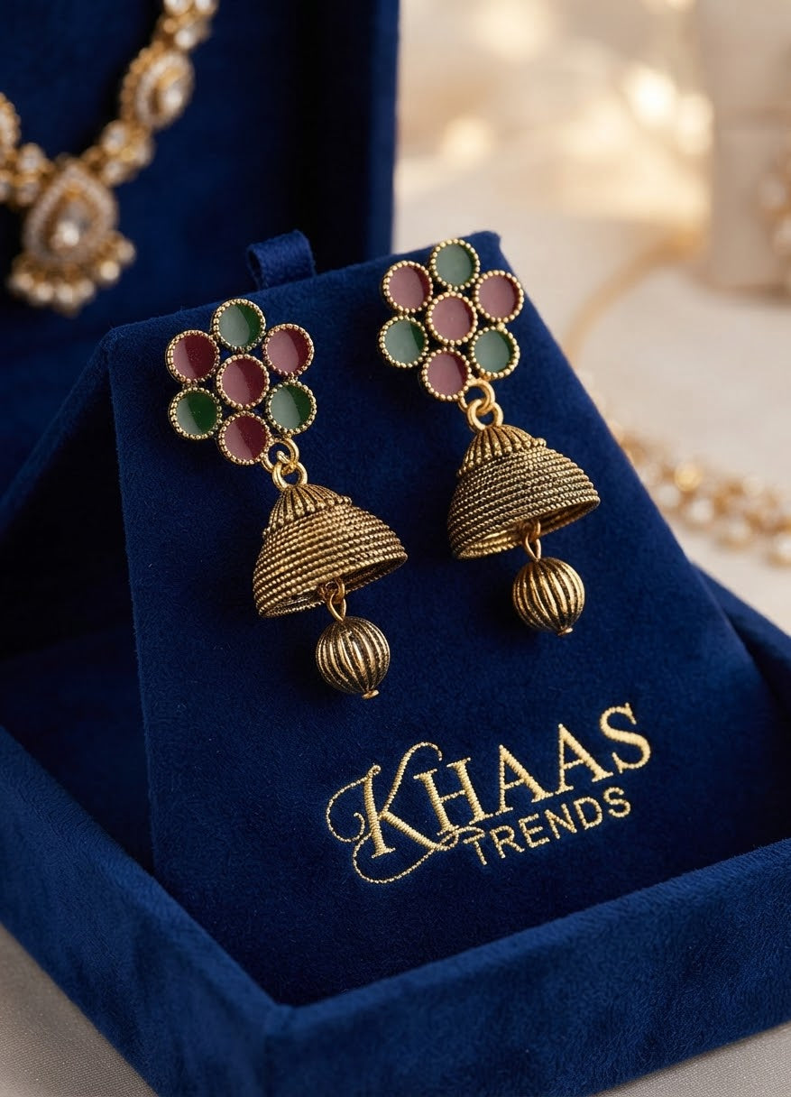 Jhumki – Traditional Pakistani & Indian Earrings -J09