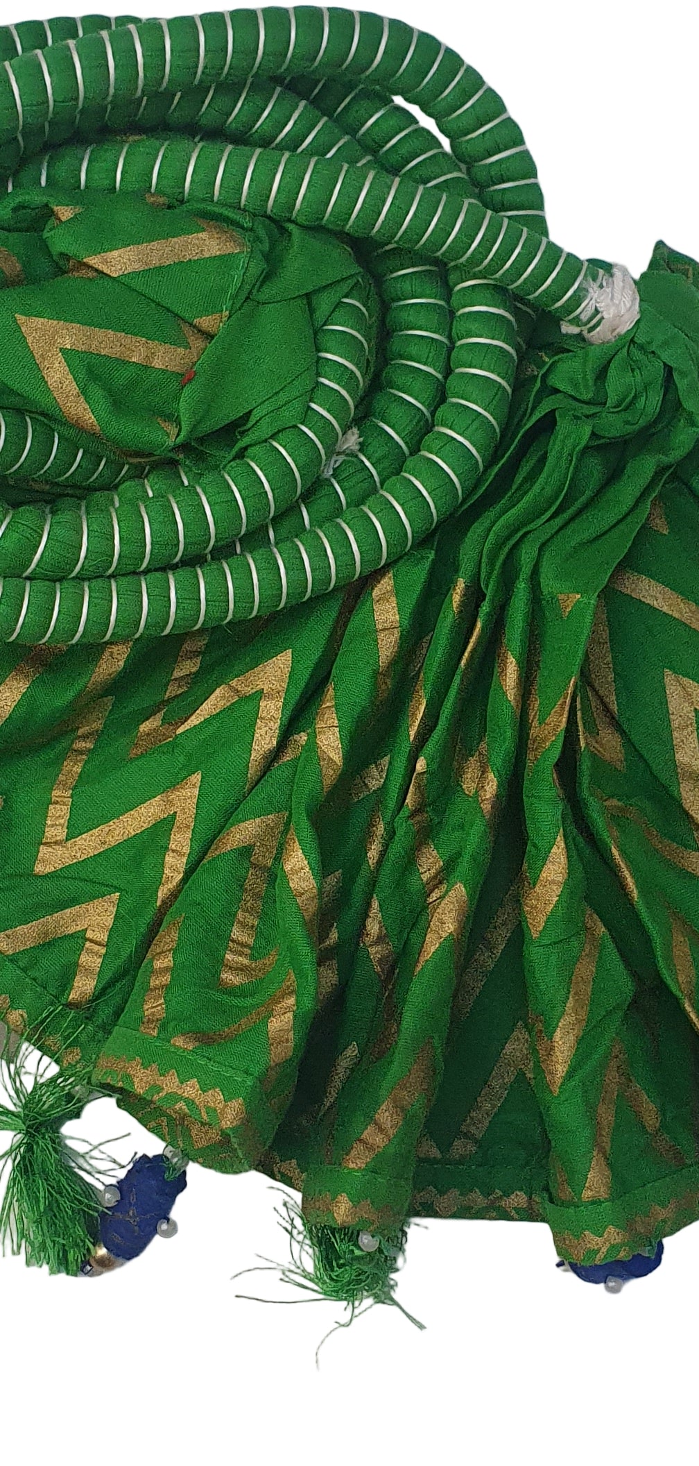 Green J. Crushed Dupatta-Khaas Trends Dubai