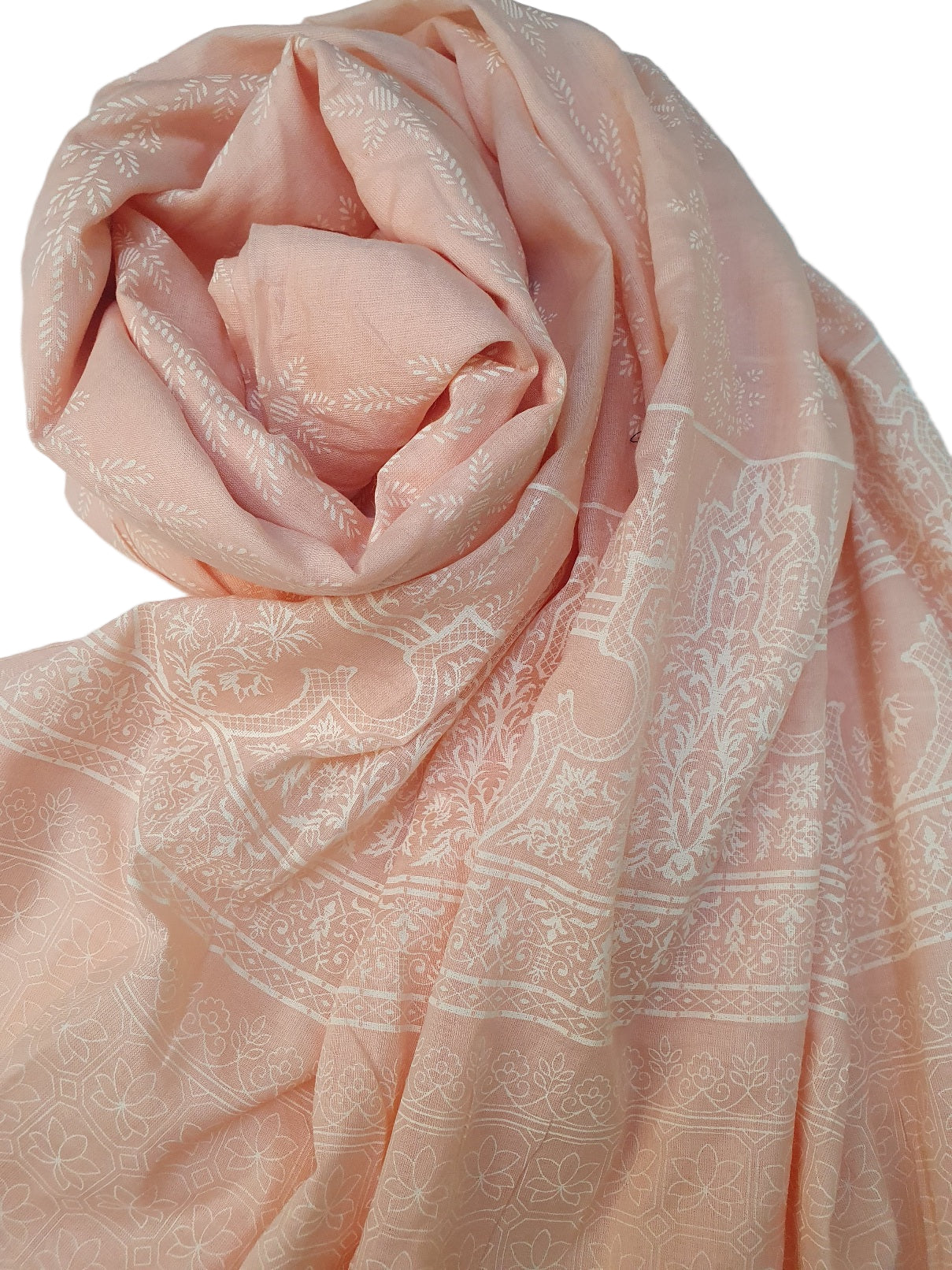 Peach J. Lawn Dupatta- Online Dubai-Khaas trends
