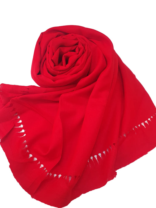J. winter Red Shawl- khaas Trend