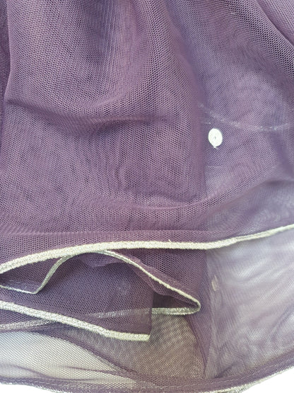 Purple J. Net Dupatta with sequins-Online Khaas Trends Dubai