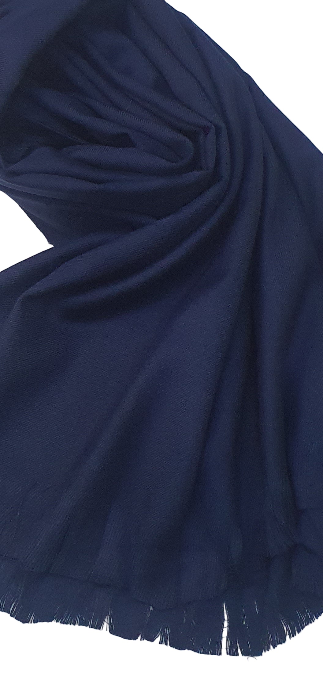 J. Navy Blue Winter Shawl 