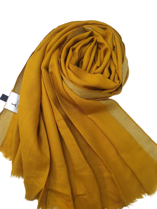 J. Mustard yellow shawl for women-Online Dubai