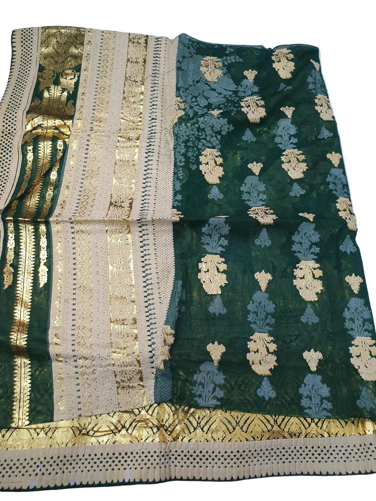 J. formal Green net Dupatta