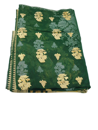J. formal Green net Dupatta