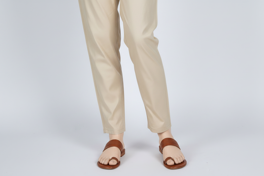 Skin Color Trousers for Women