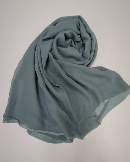 Green Chiffon Dupatta
