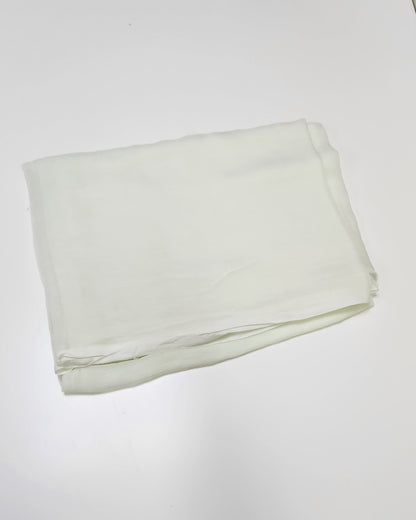 Cross stitch White with yellowish tint Chiffon Dupatta-D52