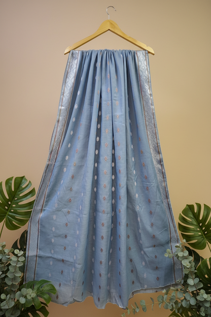 Cross Stitch Jacquard Swiss Lawn Dupatta
