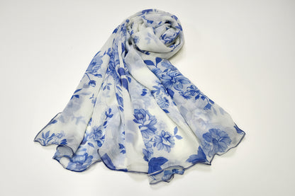 Light Blue Chiffon Dupatta