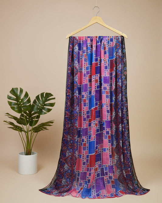 Multicolor Chiffon Dupatta