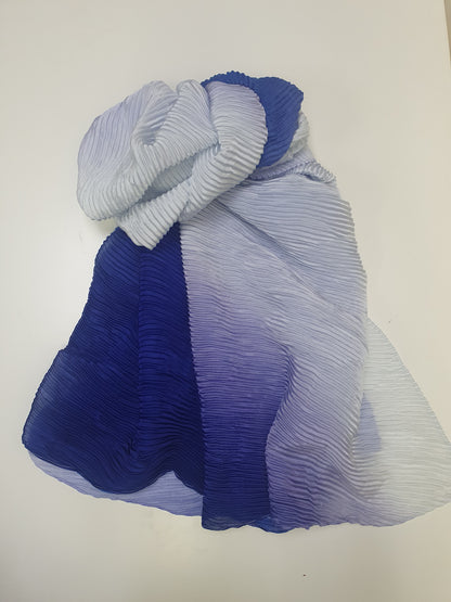 Women's Tie-dye Crush Silk Scarf – D103