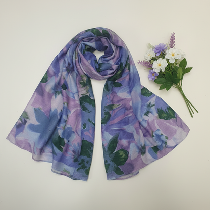 Women's Crush Lawn Scarf – D106