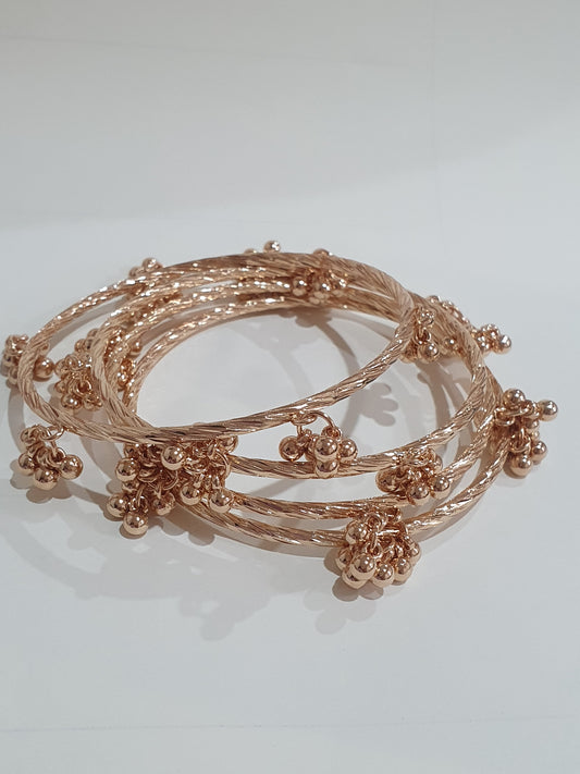 Gold Kashmiri Bangles Set of 4 -J28