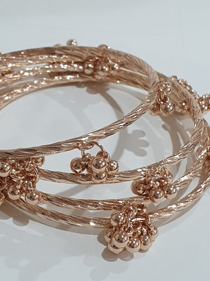 Gold Kashmiri Bangles Set of 4 -J28