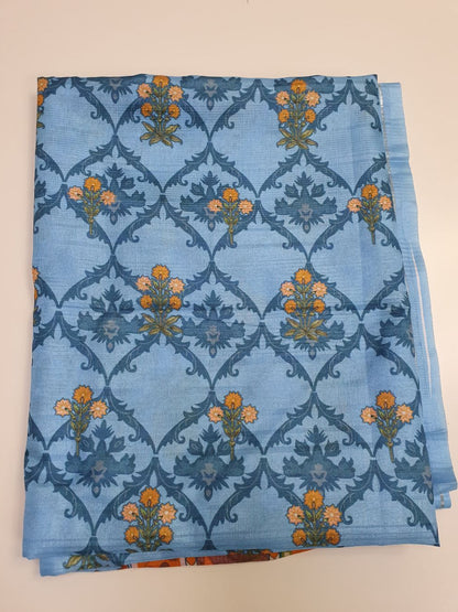 Printed  Silk Dupatta-D108
