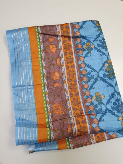 Printed  Silk Dupatta-D108