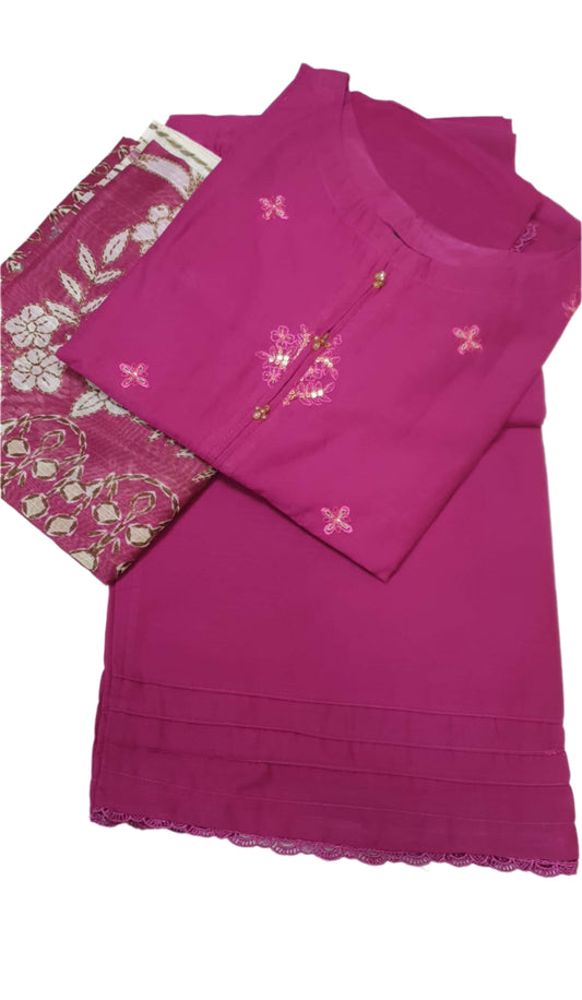 EMBROIDERED LAWN 3PC- RW3-05