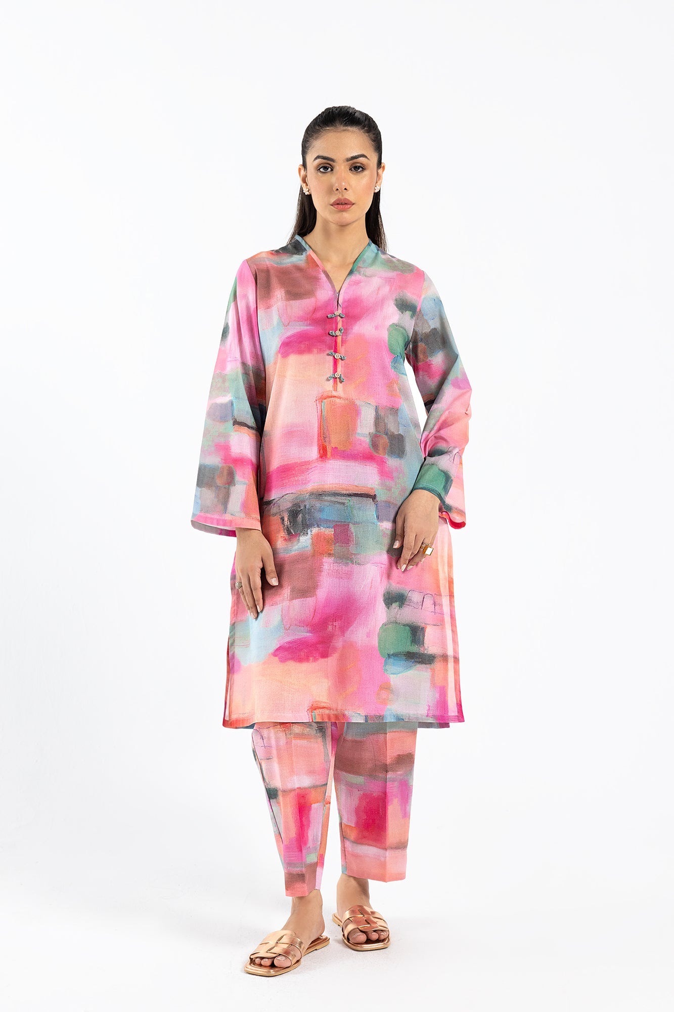 Online Pakistani Women Printed Lawn 2PC - Ethnic -Dubai UAE