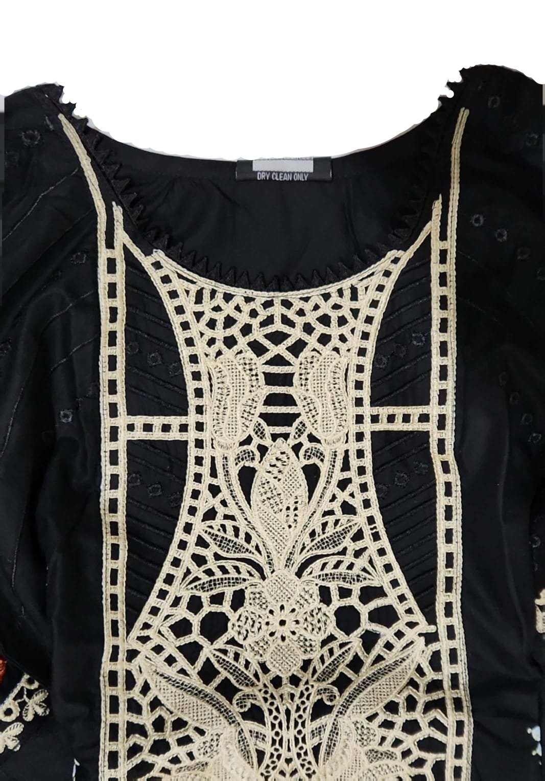 Black Shirt Neckline for Women