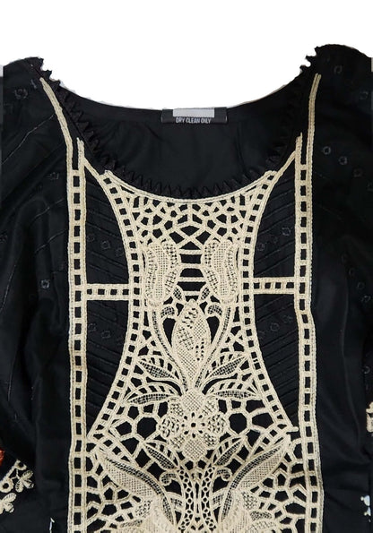 Black Shirt Neckline for Women