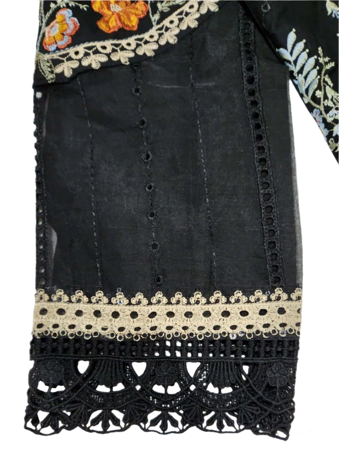 Black Sleeve with Detail