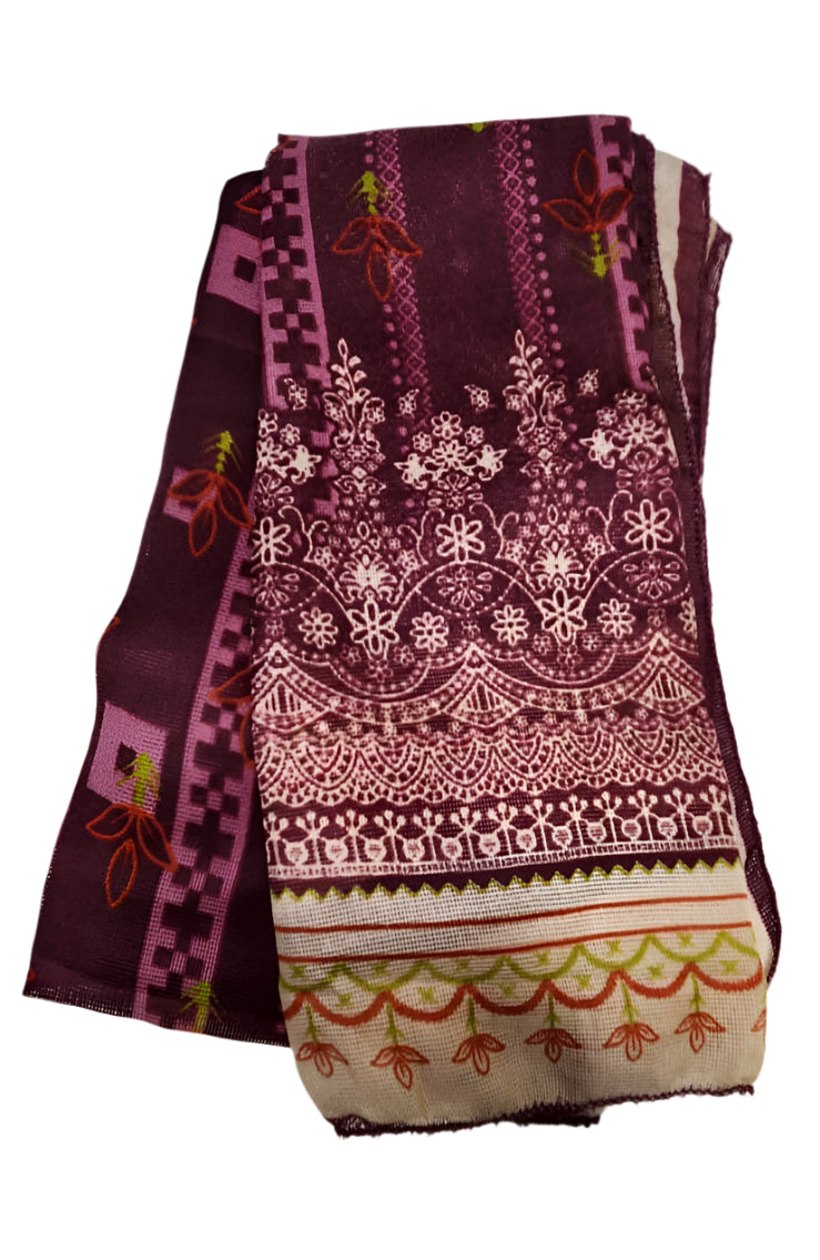 Zellburry Lawn Dupatta-Pakistani PRET