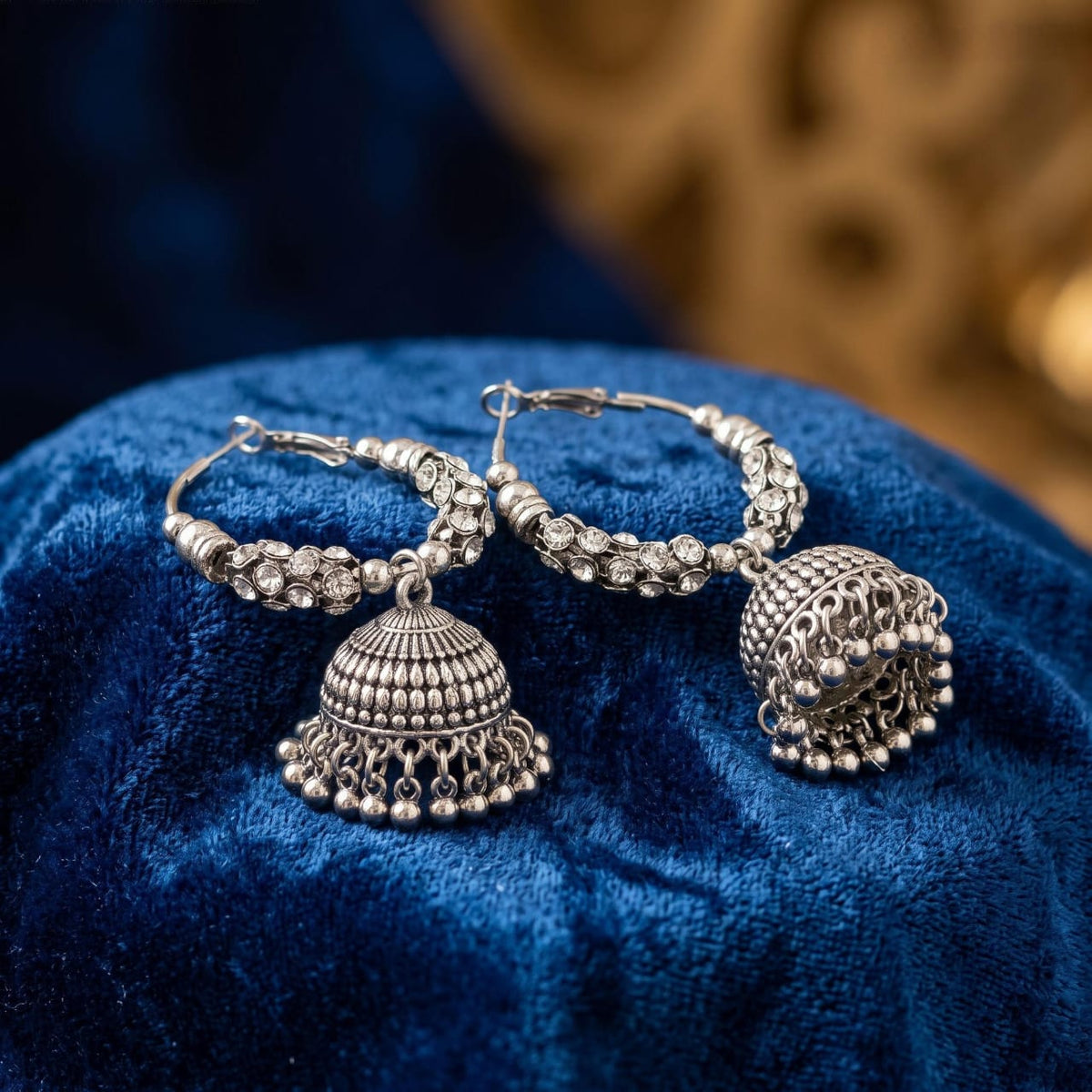 Jhumkis – Traditional Pakistani & Indian Earrings -J01