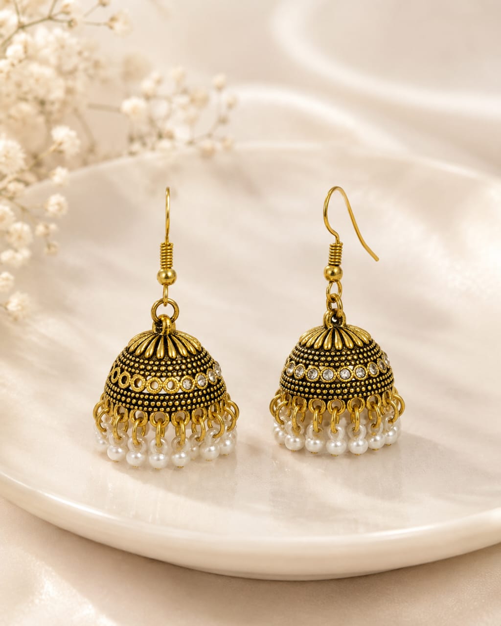 Jhumkis – Traditional Pakistani & Indian Earrings -J02