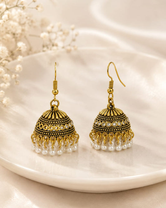 Jhumkis – Traditional Pakistani & Indian Earrings -J02