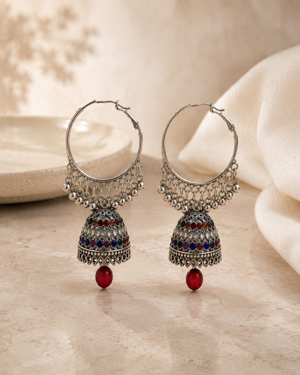 Jhumkis – Traditional Pakistani & Indian Earrings -J03