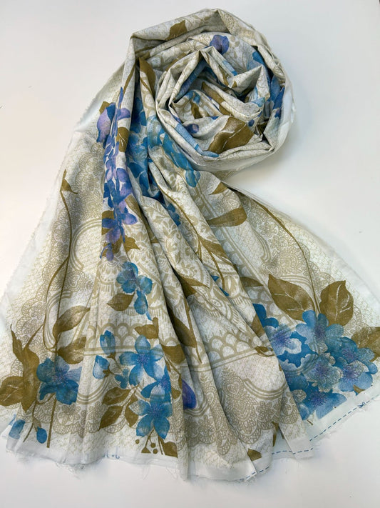J. lawn Printed Dupatta-Khaas Trends UAE