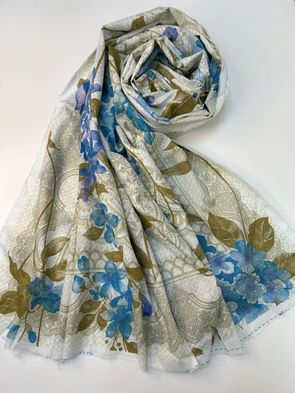 J. lawn Printed Dupatta-Khaas Trends UAE