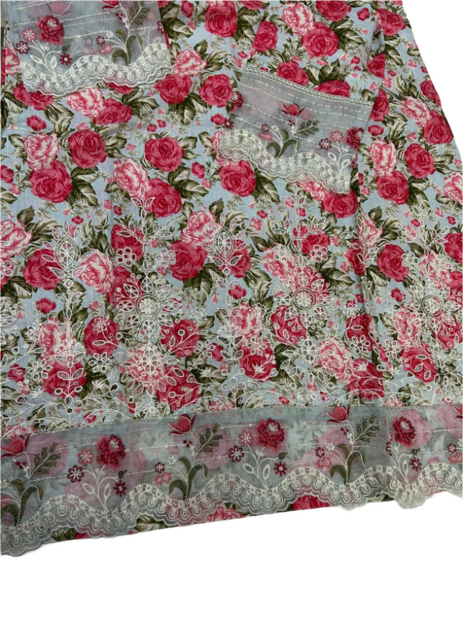 Embroidered khaddar Shirt Daman by BinSaeed
