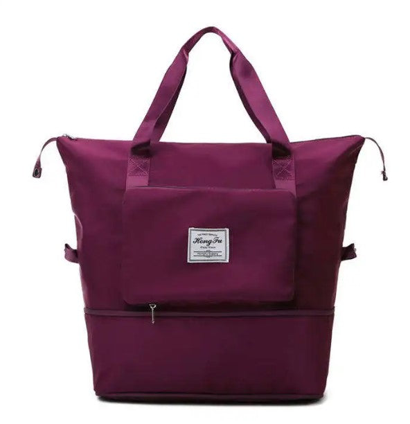 magenta Travel Bag with extension-Dubai