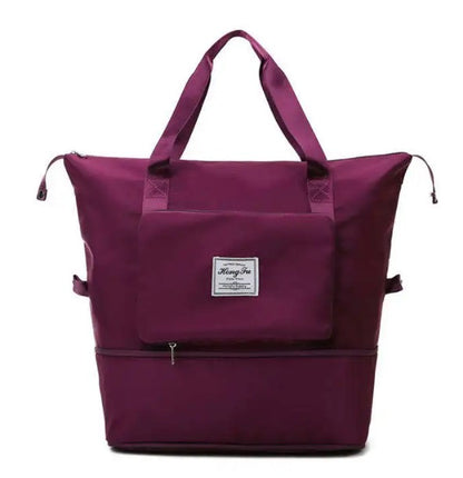 magenta Travel Bag with extension-Dubai