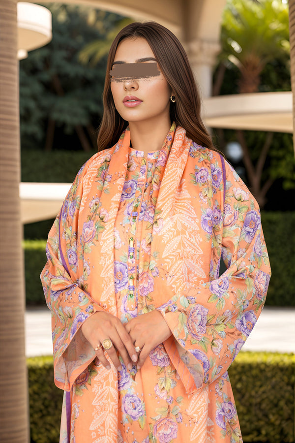 3pc ready-to-wear pakistani Lawn suit- Dubai-UAE