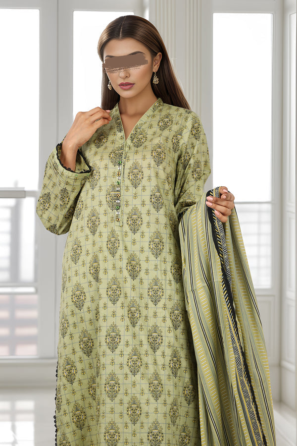 pakistani women ready-to-wear printed lawn 3pc for summer by saya - Online Dubai