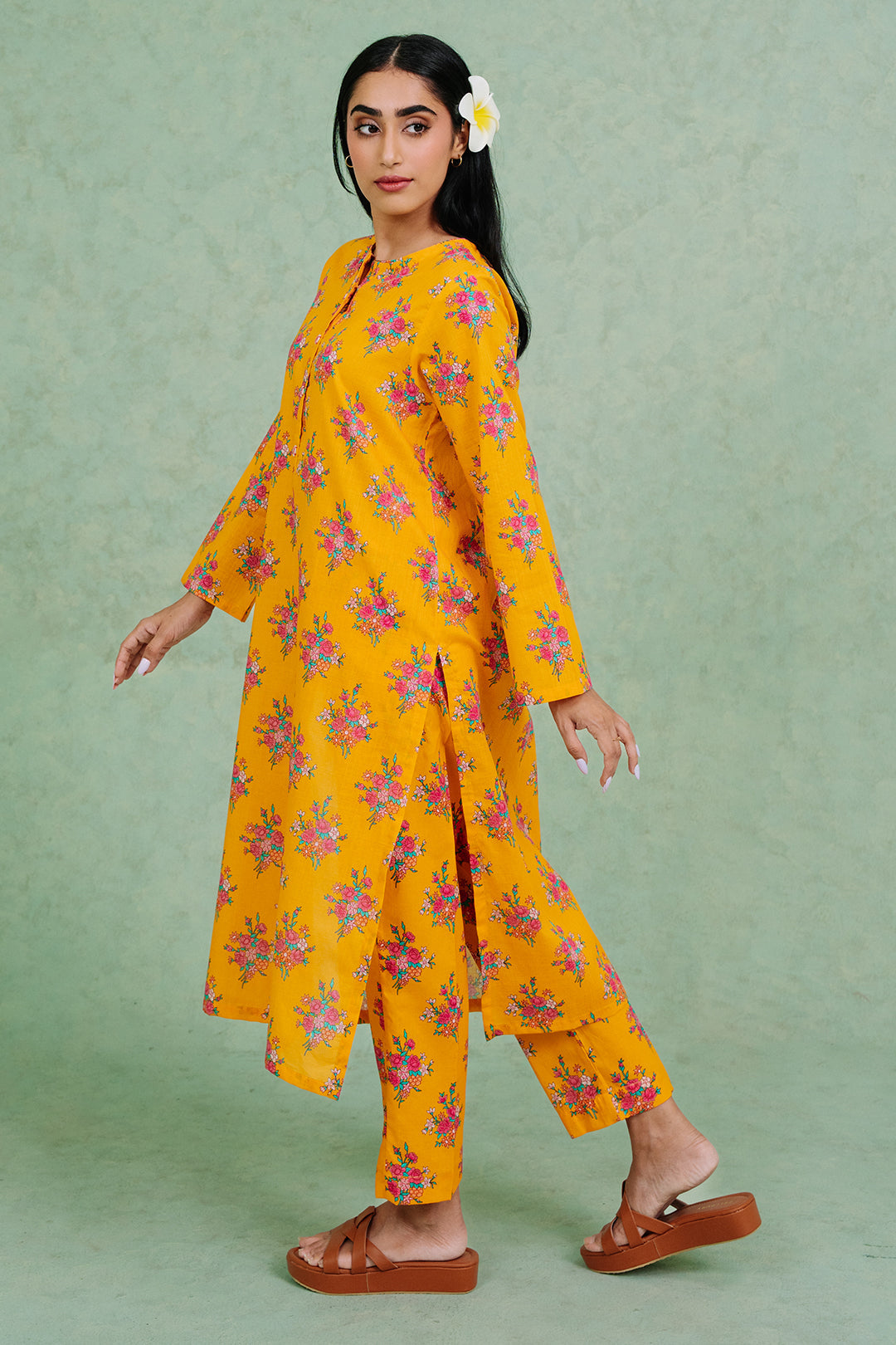 Stitched Printed Lawn 2PC by Zellbury-khaas Trends Dubai