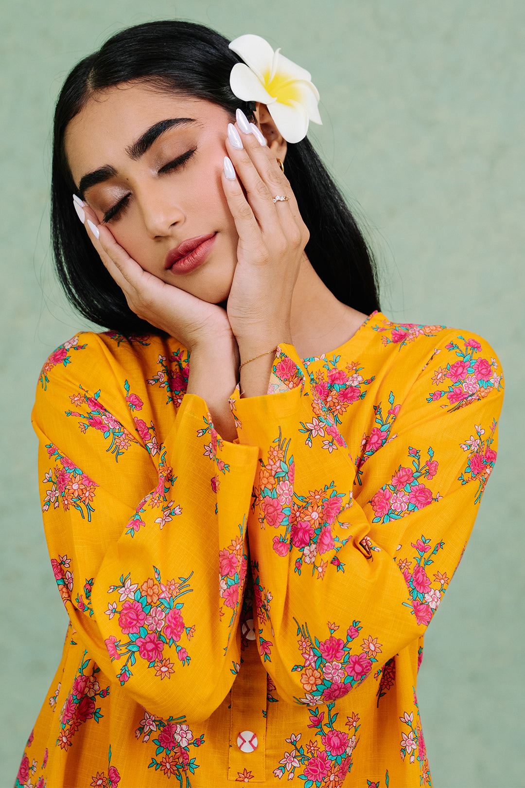 Stitched Printed Lawn 2PC-khaas Trends Dubai