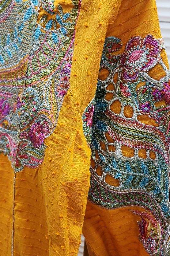 Aneela's  Luxury Embroidered Lawn-Stitched 2pc-RW2-63