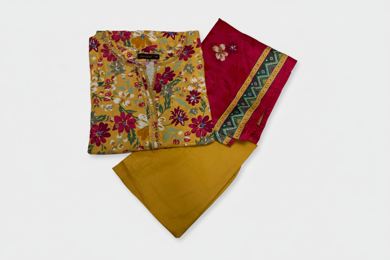 Bin Saeed lawn 3PC ready-to-wear Pakistani dress for women - summer ethnic fashion Dubai
