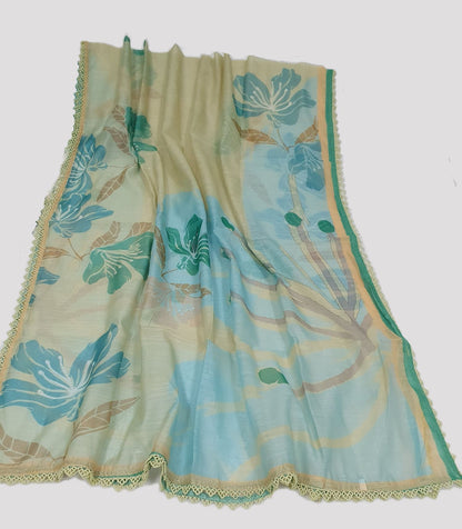 Maria B Inspired Green Embroidered Cotton Lawn Suit – Stitched 3pc-RW3-151
