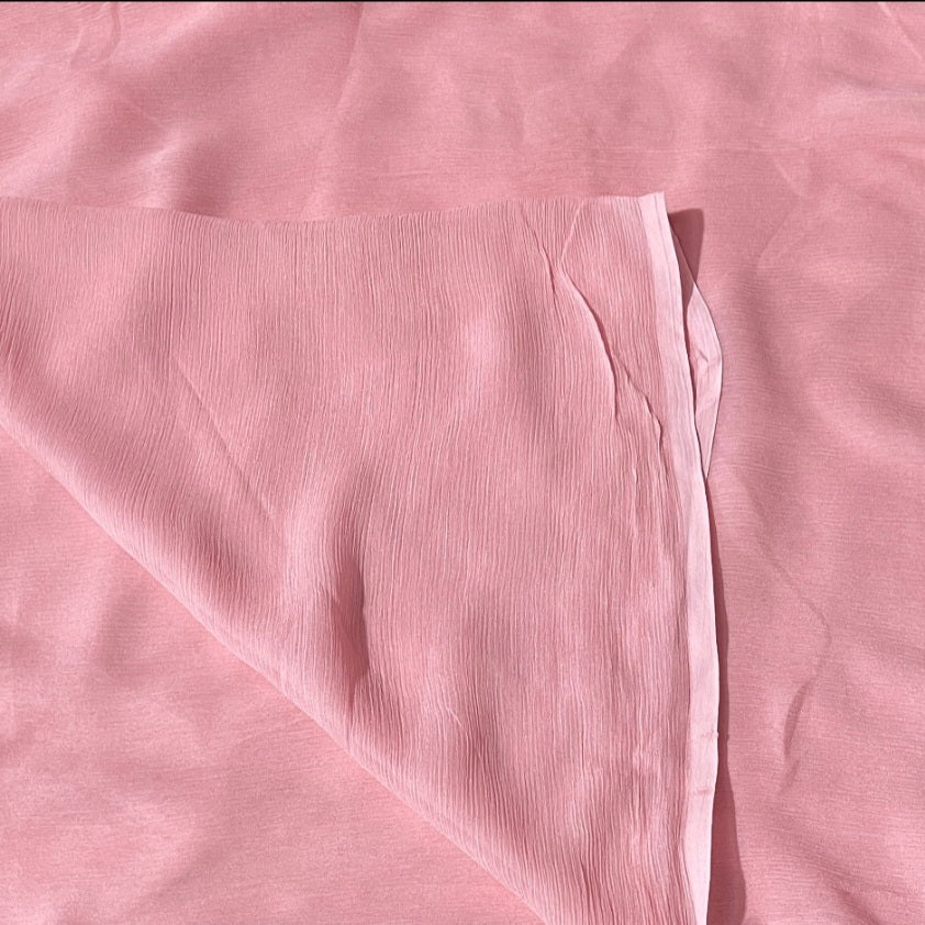 pink chiffon dupatta