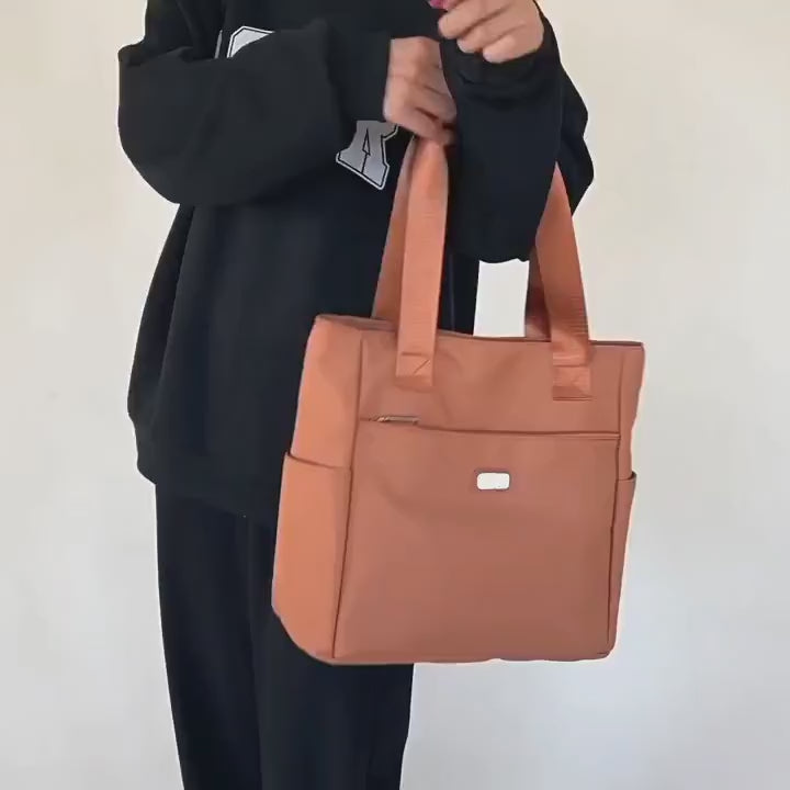 shoulder bag with multiple pockets
